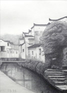 插画学校-余茜-风景写生